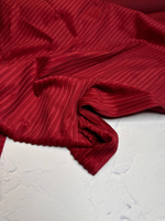 Костюмно-плательный хлопковый вельвет с вискозой (Loro Piana, 80%хлопок/20%вискоза, Ягодный красный, 145, 220 гр/м2)
