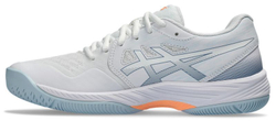 Женские кроссовки для бадминтона/сквоша Asics Gel-Court Hunter 3 - white/grey blue