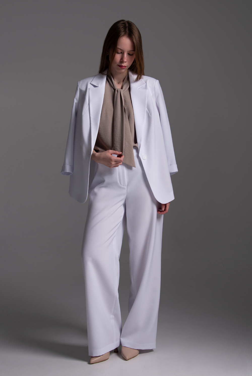 Жакет женский 3881зпб, белый #513Бел043881зпб