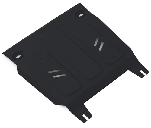 Защита РК Rival для Toyota Hilux VIII (V - 2.4D; 2.8D) 4WD 2015-2018/Toyota Hilux VIII рестайлинг (V - 2.8D) 4WD 2018-2020 2020-н.в. (устанавл-ся совместно с 111.9503.1), сталь 1.8 мм, с крепежом, штампованная, 111.9504.1