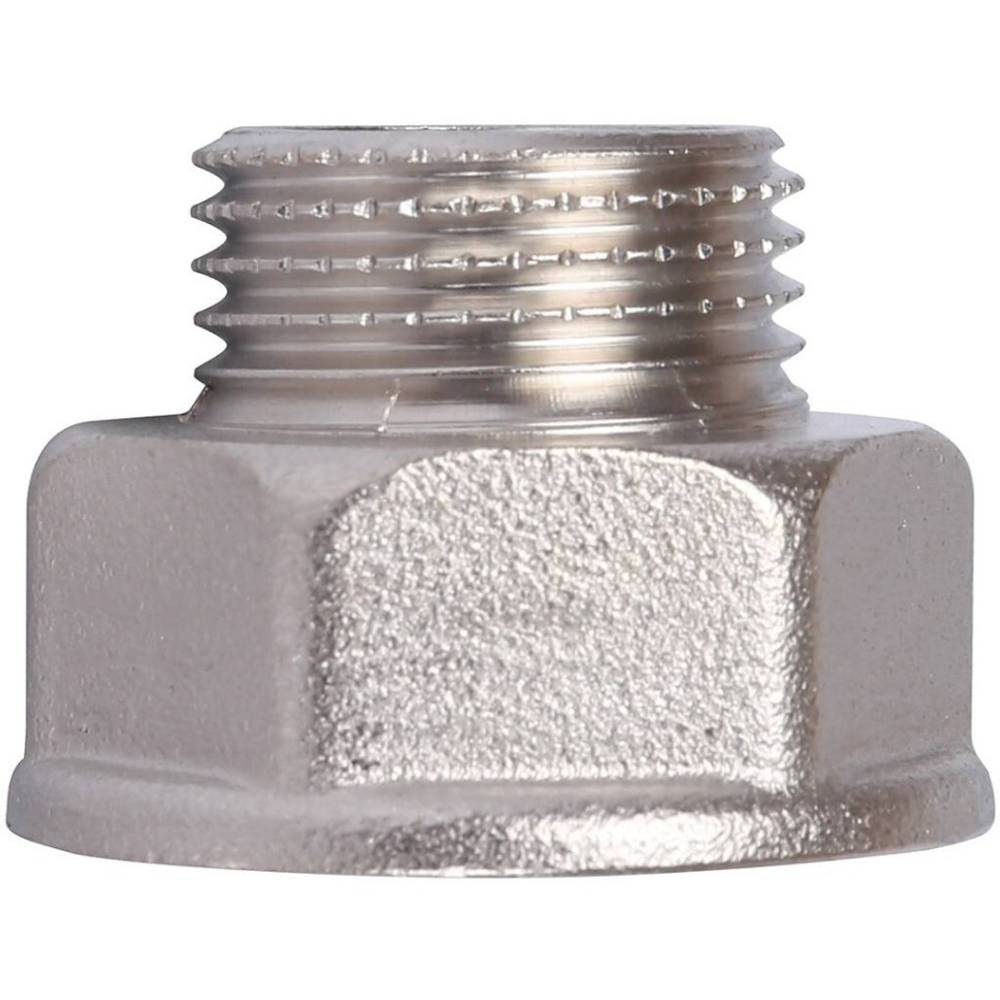 Переходник под ключ ВН никелированный 1/2"x3/8" STOUT