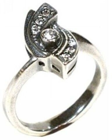 "Алина" кольцо в серебряном покрытии из коллекции "Леди" от Jenavi