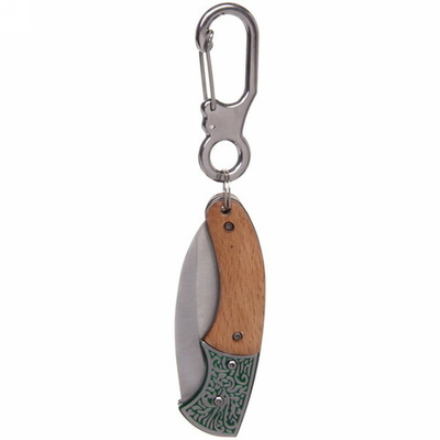 Набор туристический нож+карабин 16.5см, KT306