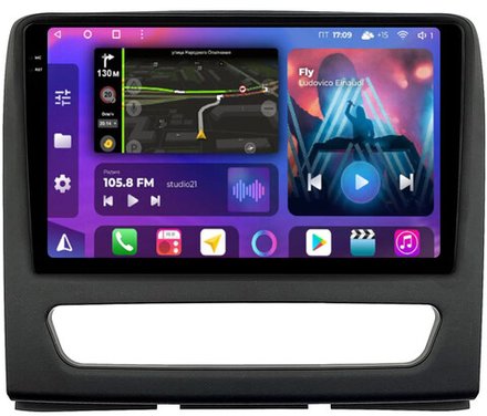 Магнитола для Sollers Atlant 2022+ (рамка большая) - FarCar 9601-9 на Android 13, QLED+2K, TS10, CarPlay, 4G SIM-слот