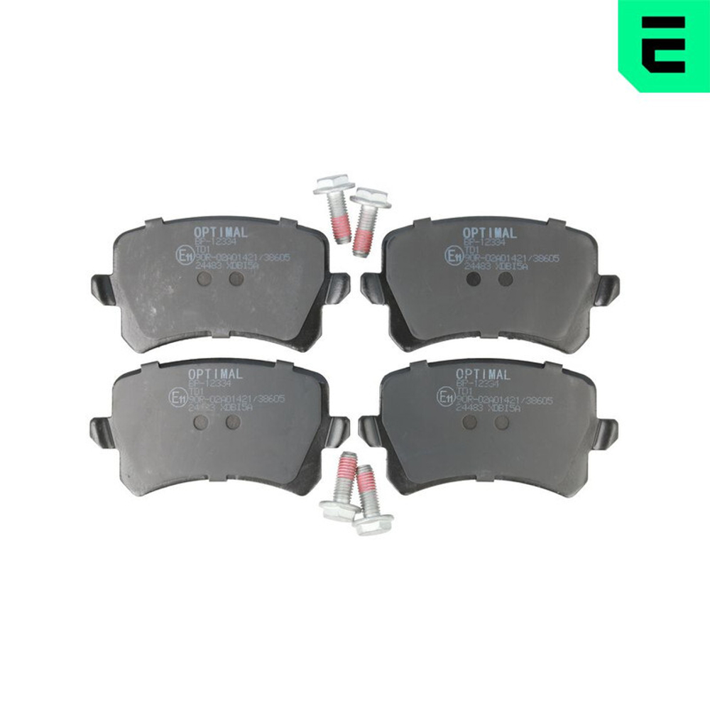 OPTIMAL - BP12334-OPT - Brake Pad Set, disc brake