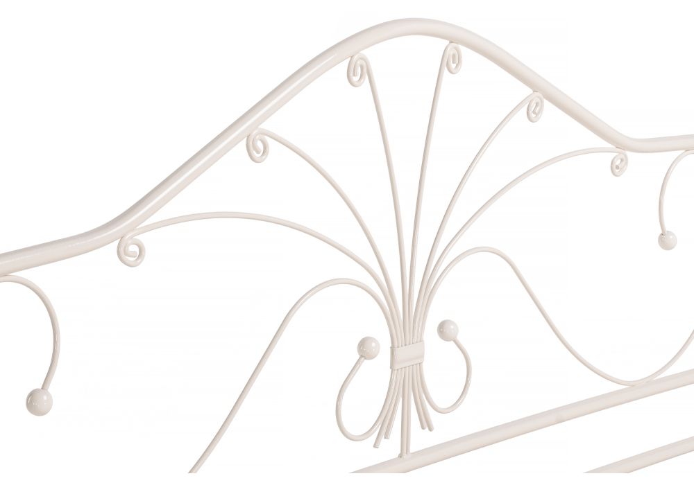 Двуспальная кровать Мэри 1 160х200 белая