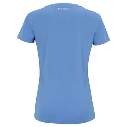 Женская теннисная футболка Tecnifibre Team Tech Tee - azur