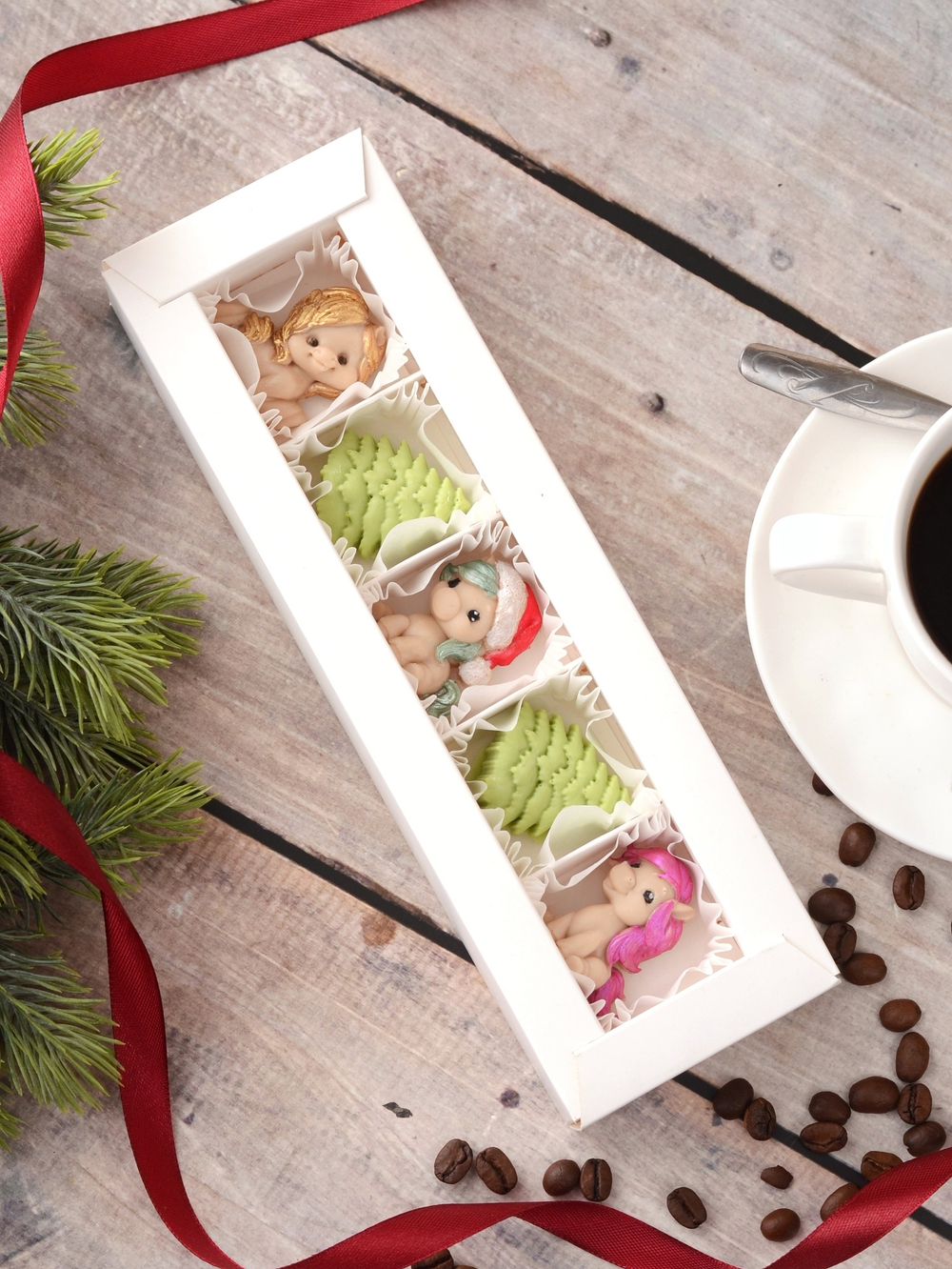 Шоколадный набор "Новогодний" с лошадками #3