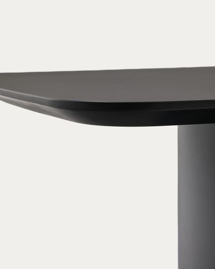 Стол из лакированного МДФ Litto черный, 200 x 100