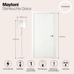 Напольный светильник (торшер) Maytoni ARM247-11-G