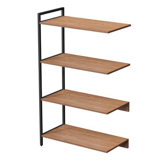 10СПС.4.800 Стеллаж промежуточный средний 4 полки, широкий (780*400*1328)