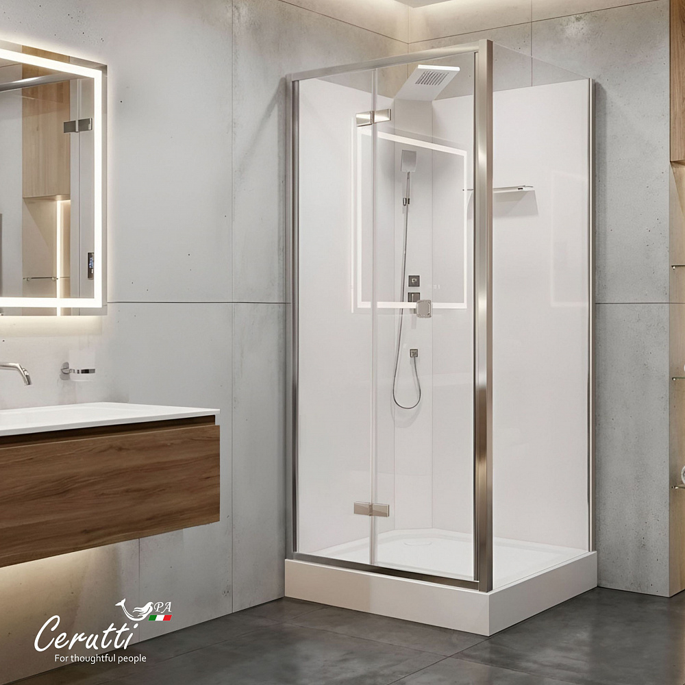 Душевая кабина Ceruttispa БЕЛЛА (BELLA) 90T (90x90x215-225)