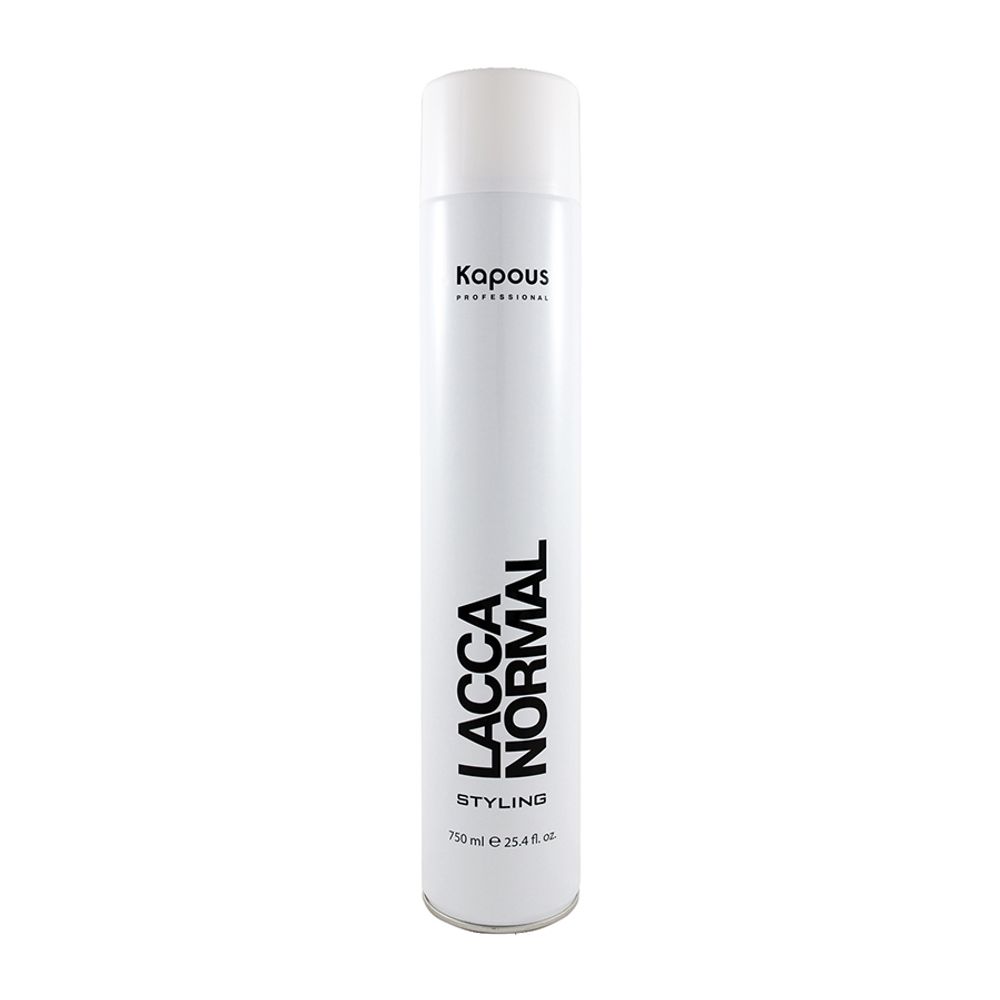 Лак аэрозольный для волос нормальной фиксации Kapous 750 ml.