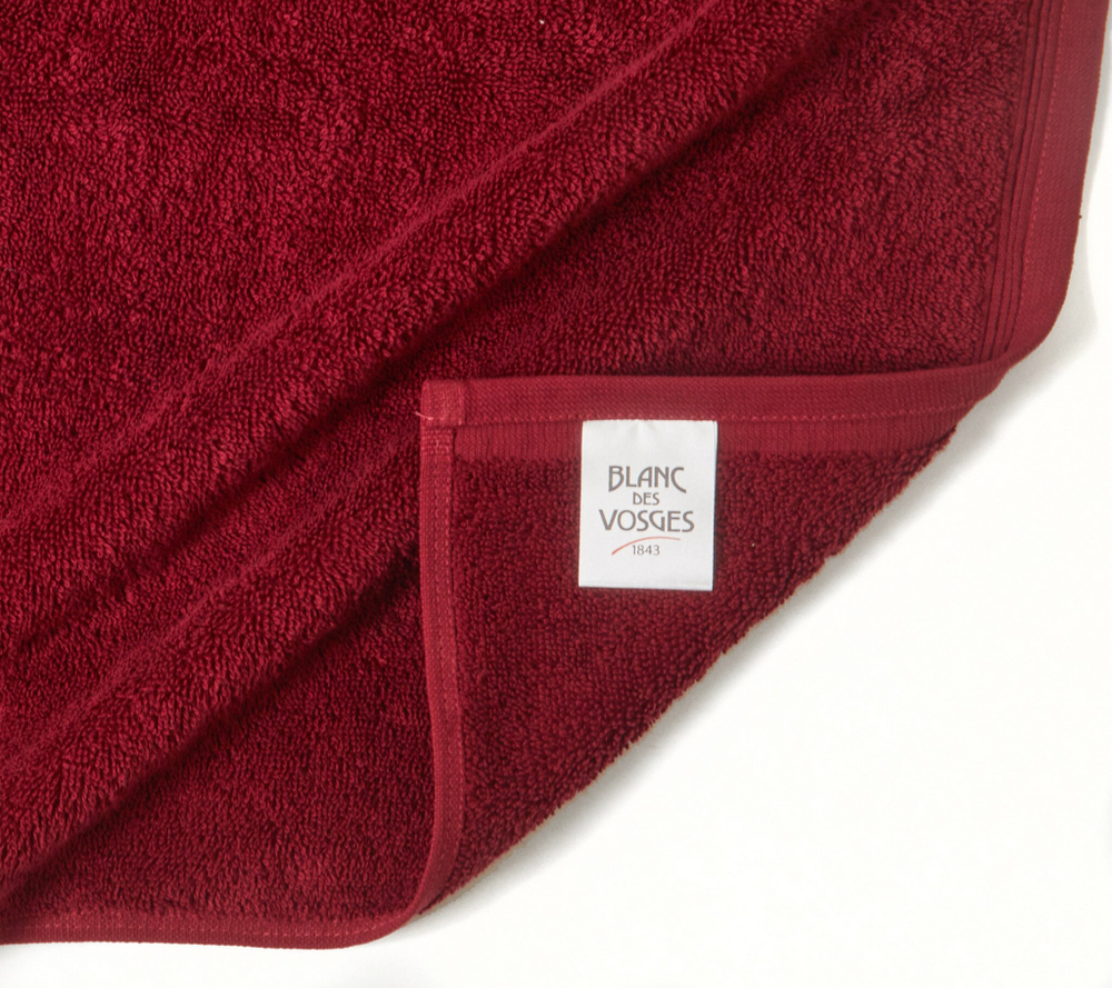 Полотенце 100x150 Blanc des Vosges Uni Griotte griotte вишневое