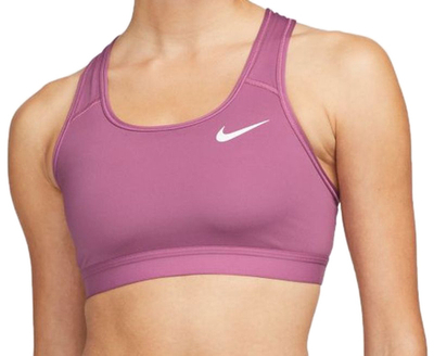 ТОП теннисный Nike Dri-Fit Swoosh Band Bra Non Pad - light bordeaux/light bordeaux/white