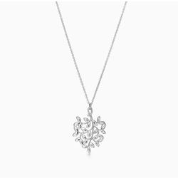 Подвеска из серебра Tiffany ,Тиффани 925,оливковая ветвь