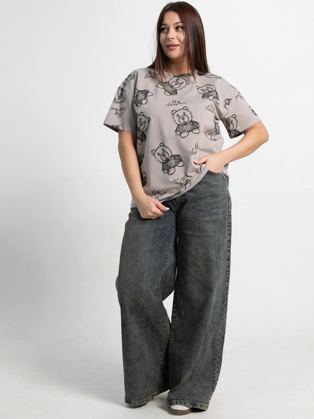 Футболка Бриса (серая) Б15371-20М LT Collection