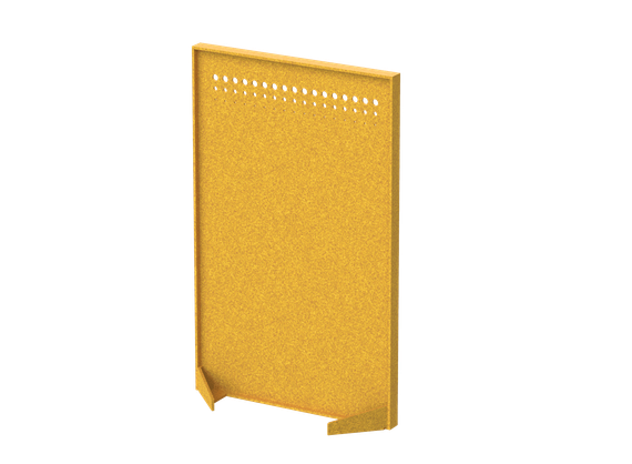 Перегородка с декором   "Фритты" 120х40х140