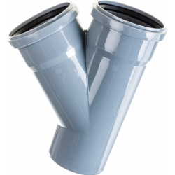 Тройник Политэк Пайп 110х110/45гр. НК (25)