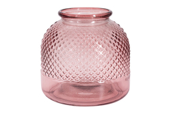 Ваза San Miguel Diamante розовая 24 см