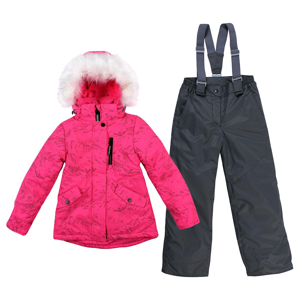 Комплект зимний д/девочки А 50-21 р.116, алый (Rusland)