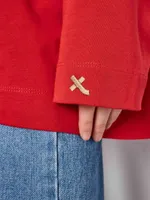 Лонгслив Toccotwo Coral neck Красный