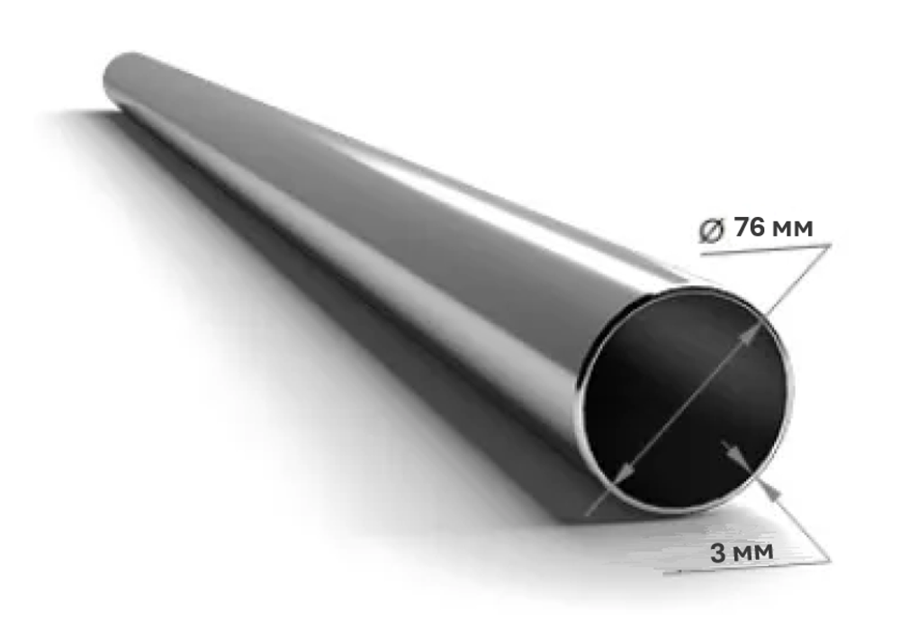 трубы электросварные 76х3.0 дл 6000