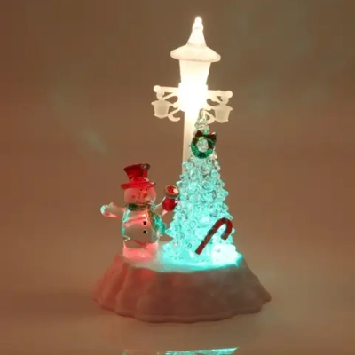 Сувенир с подсветкой «Новогодний фонарь» 21 см