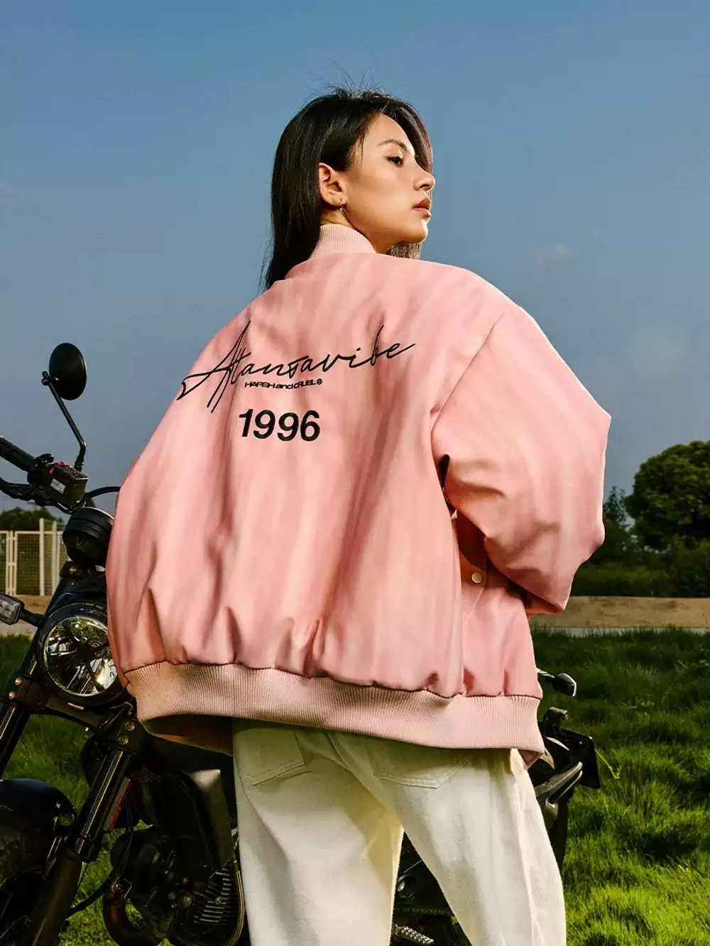 Бомбер HARSHandCRUEL "Color Diffusion" MA-1 Bomber Jacket