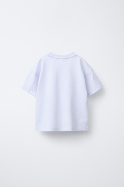 ZARA НАБОР ИЗ ТРЕХ ФУТБОЛОК В ПОЛОСКУ, ОГНЕННО-КОРАЛЛОВЫЙ