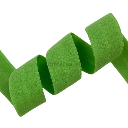 Бейка матовая зеленая 15 мм