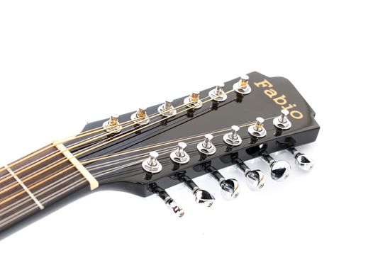 Акустическая гитара 12-струнная Fabio FB12 4110 BK