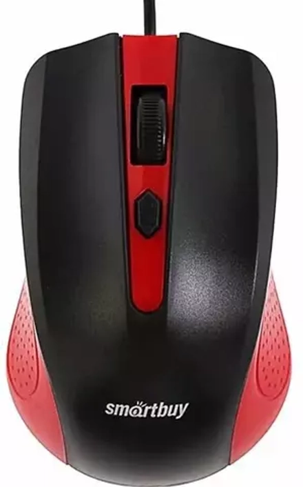 Мышь проводная SMART-BUY ONE SBM-352-RK  красно-черная