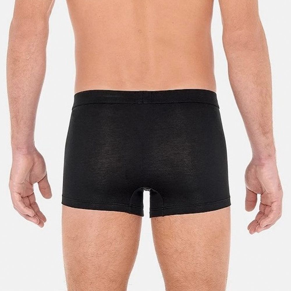 Мужские трусы боксеры черные HOM Supreme Cotton 40-2449-0004
