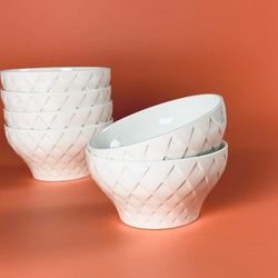 Lenardi 164-027 Набор из 6 салатников 11,5см в под.уп.(х12)Фарфор