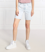 шорты boyfriend GUESS - голубой(W2YD55 D4QA0)