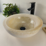 Раковина из оникса Bowl Yellow BO-64260 40*40*15 0196