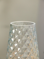 Ваза «Иви», 21.5×9.5×6.5 см, стекло, прозрачная