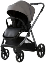 Детская коляска Adamex Sigma Natura 2 в 1 SI-10-STONE (Т.СЕРЫЙ)