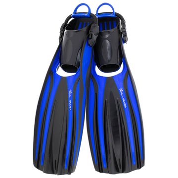 Ласты с открытой пяткой Marlin Scuba (Elastic Bungee Strap) синие