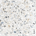 Керамогранит Alma Ceramica GFU6060TRZ07L Terrazzo 60x60 белый / бежевый лаппатированный под камень / терраццо