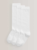 Гольфы хлопковые для девочки Next 731-582, 3 шт., Белый
