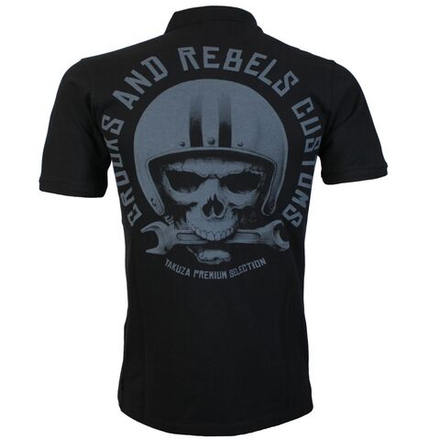 Футболка поло черная Yakuza Premium 3620-1