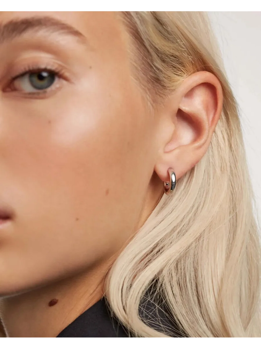 Серьги Mini Cloud Серебро 925 пробы покрытое родием