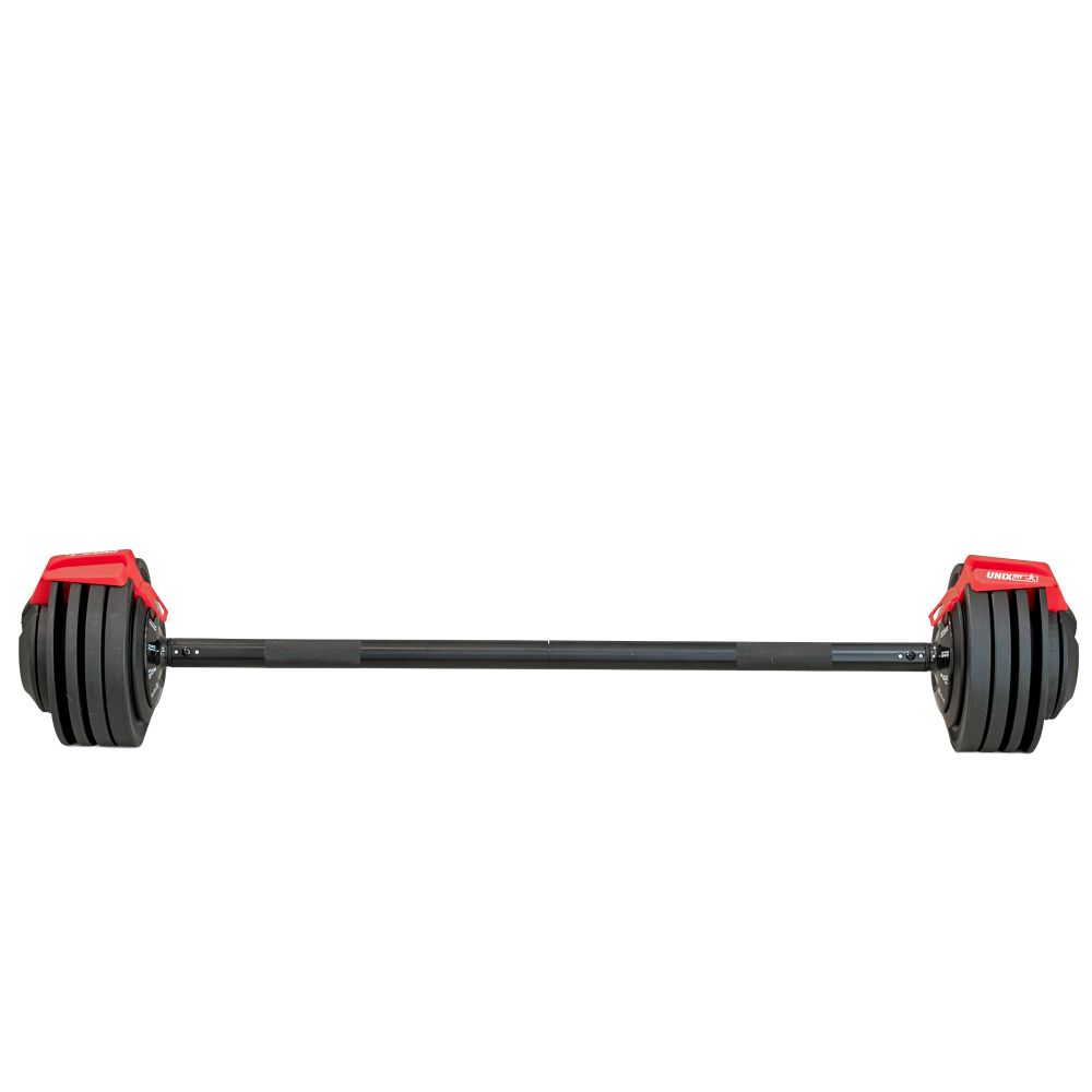 Штанга UNIX Fit регулируемая многофункциональная 3 в 1 (24 кг)