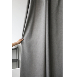 Шторка для ванной 240х200 Carnation Home Fashions Linen Grey