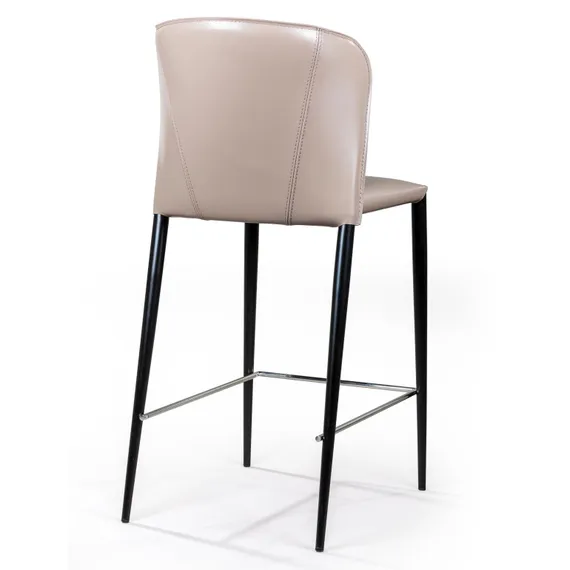 Полубарный стул Albert кожа капучино