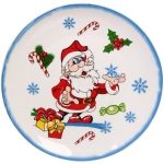 Набор посуды керамической «Дед Мороз» (кружка 330мл+салатник 13см+тарелка 20см+тарелка 25см)