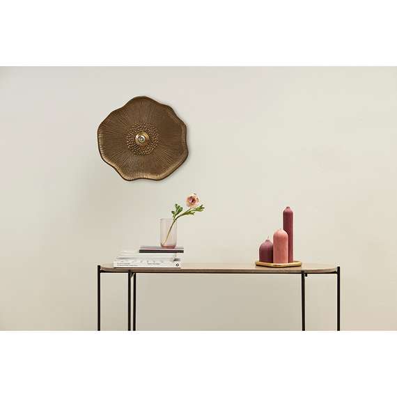 Светильник настенный wildflower, 41х46 см, античная латунь