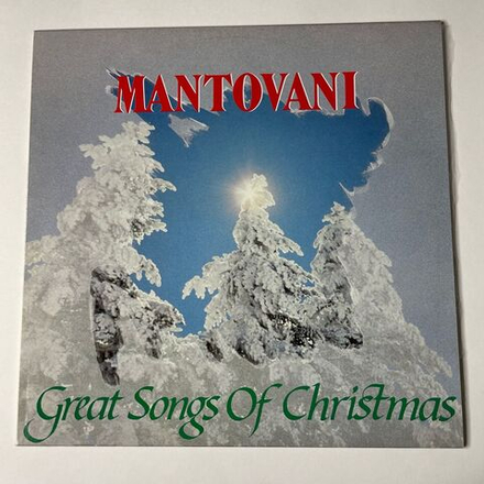 Винтажная виниловая пластинка LP Mantovani and His Orchestra Great Songs Of Christmas (Germany 1980)